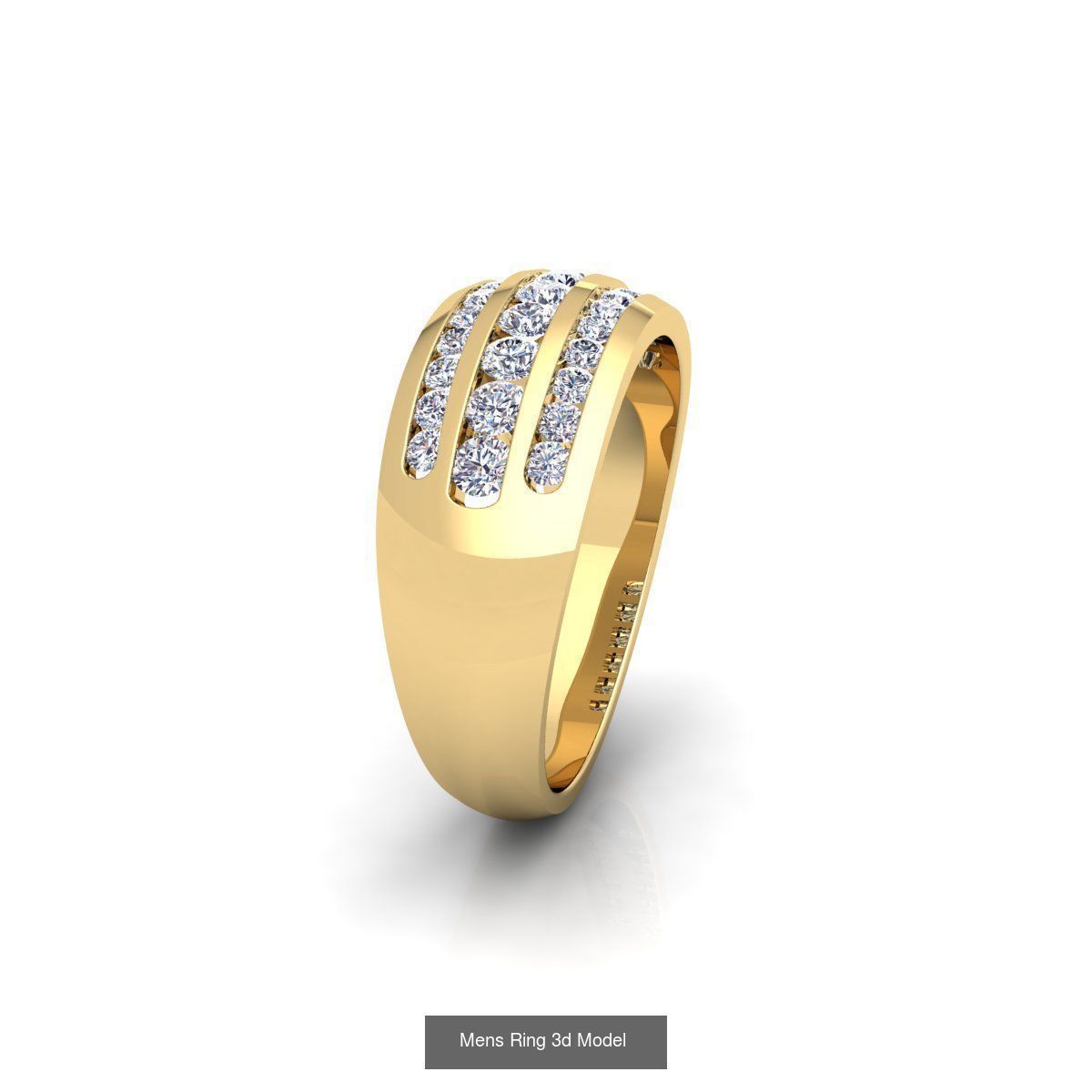 Mens Ring And Band Collection 3d Model  _17
