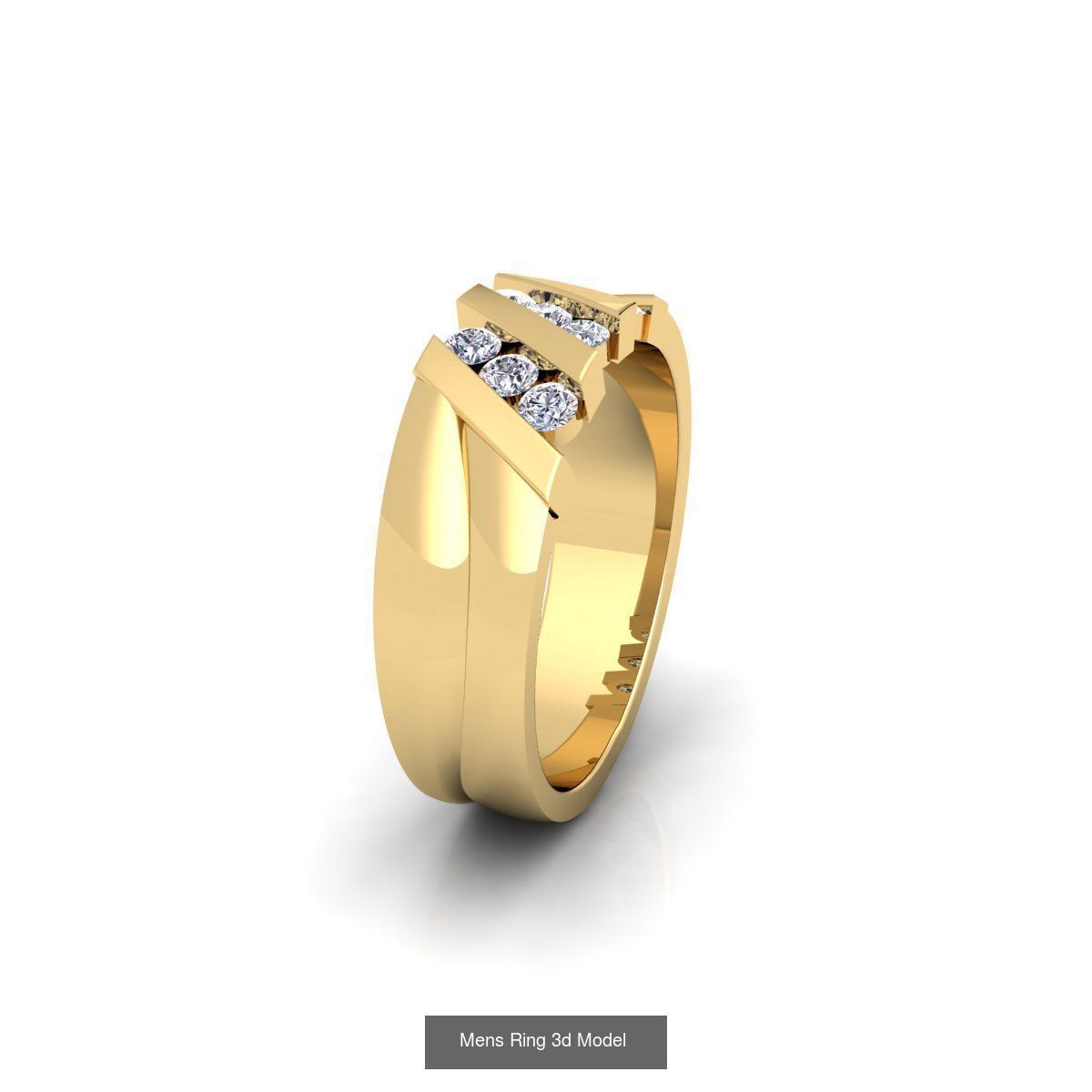 Mens Ring And Band Collection 3d Model  _12