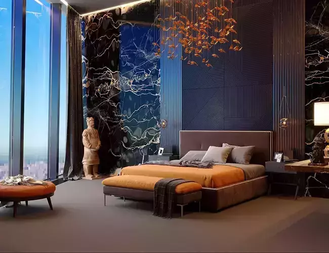 Luxury interior scene