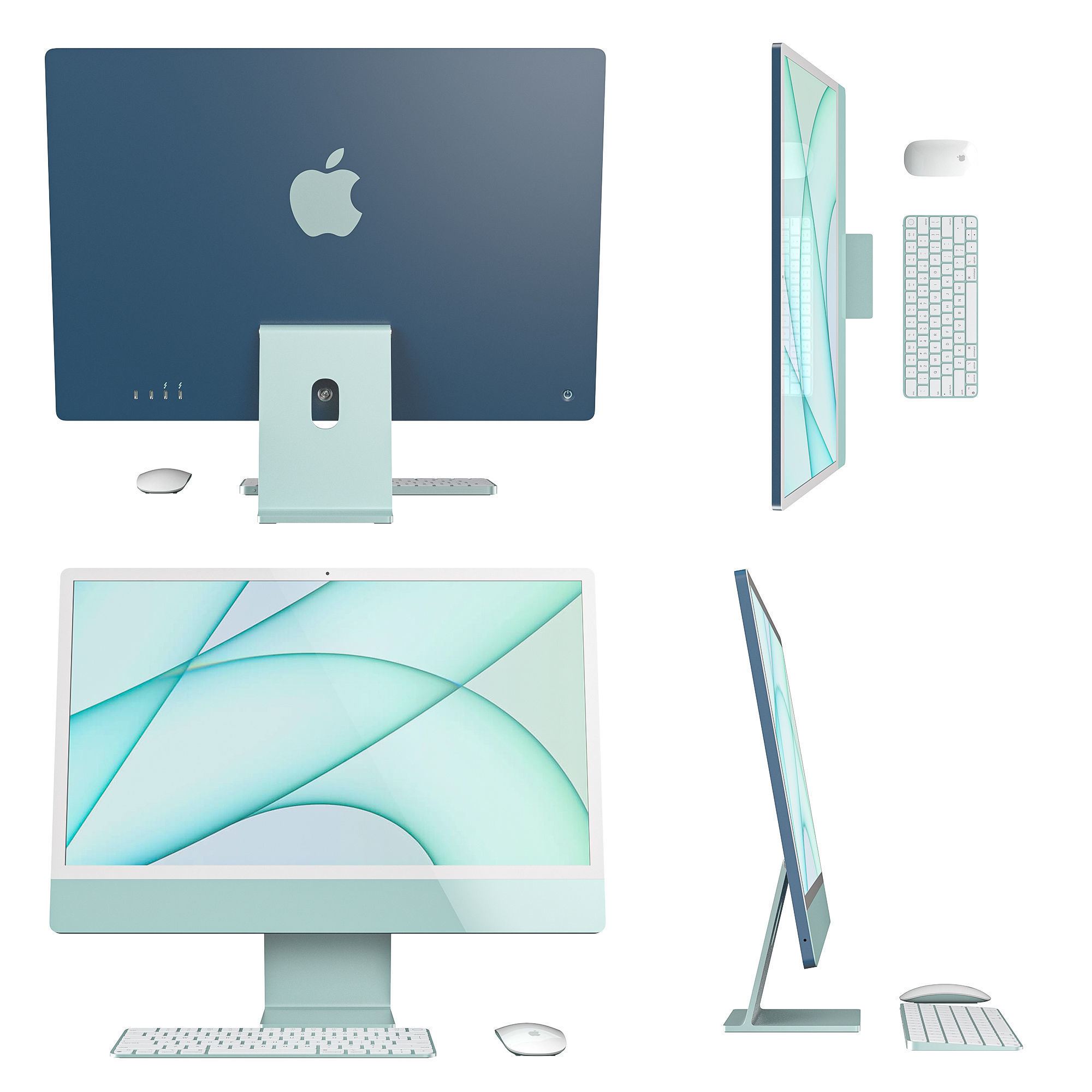 apple imac 2021 3D model_2