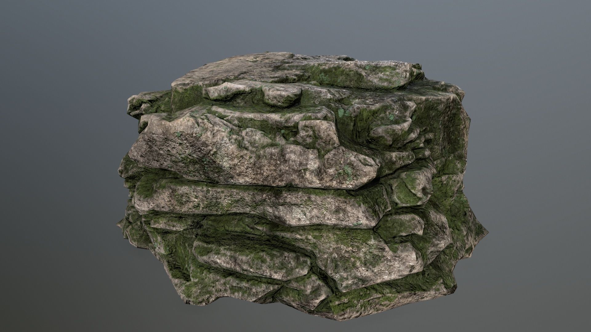 rocks rock Low-poly 3D model_27