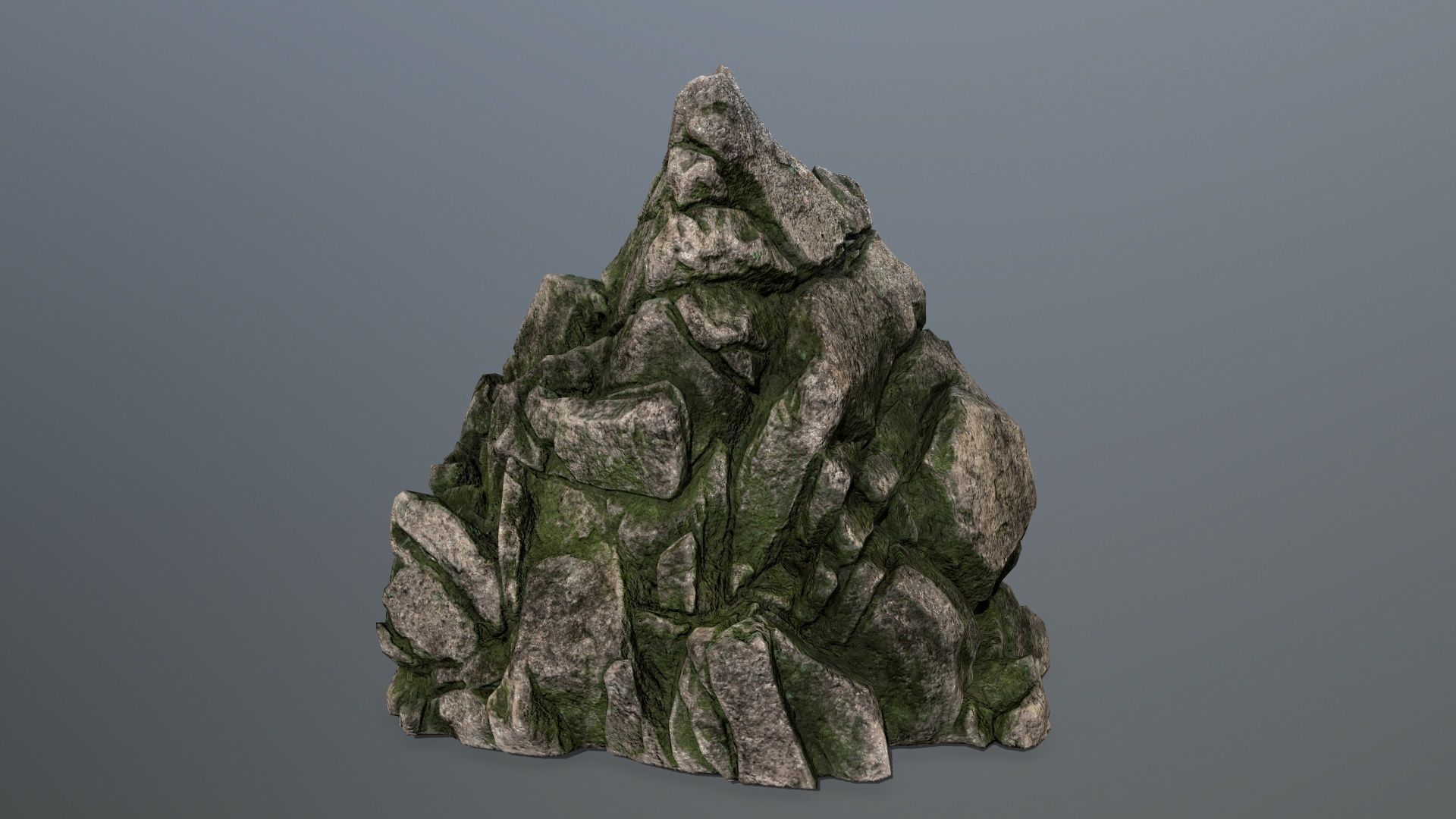 rocks rock Low-poly 3D model_7