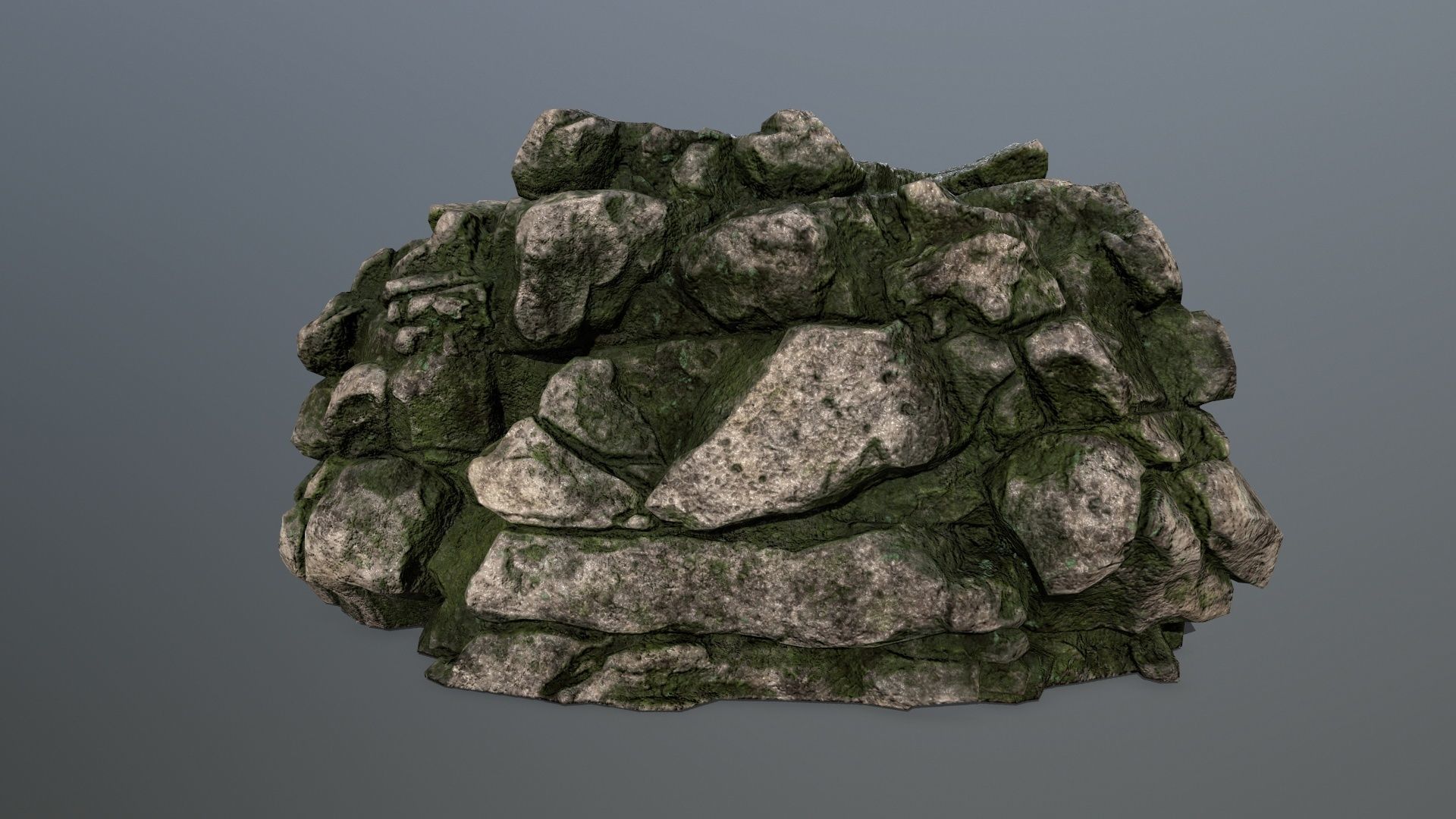 rocks rock Low-poly 3D model_13