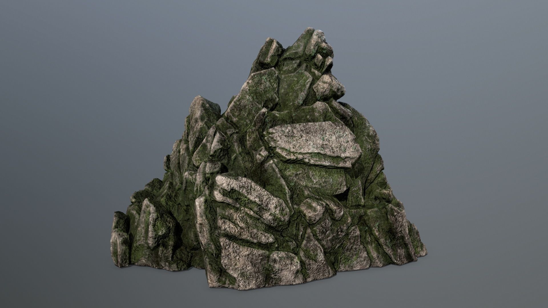 rocks rock Low-poly 3D model_24
