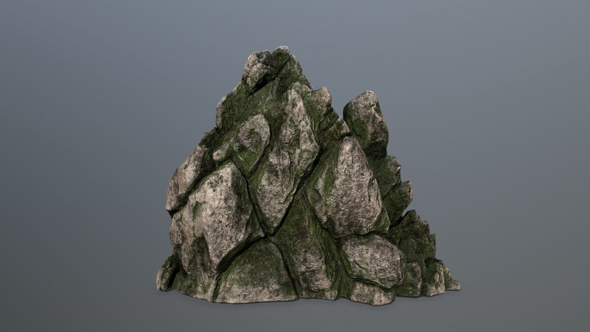 rocks rock Low-poly 3D model_5