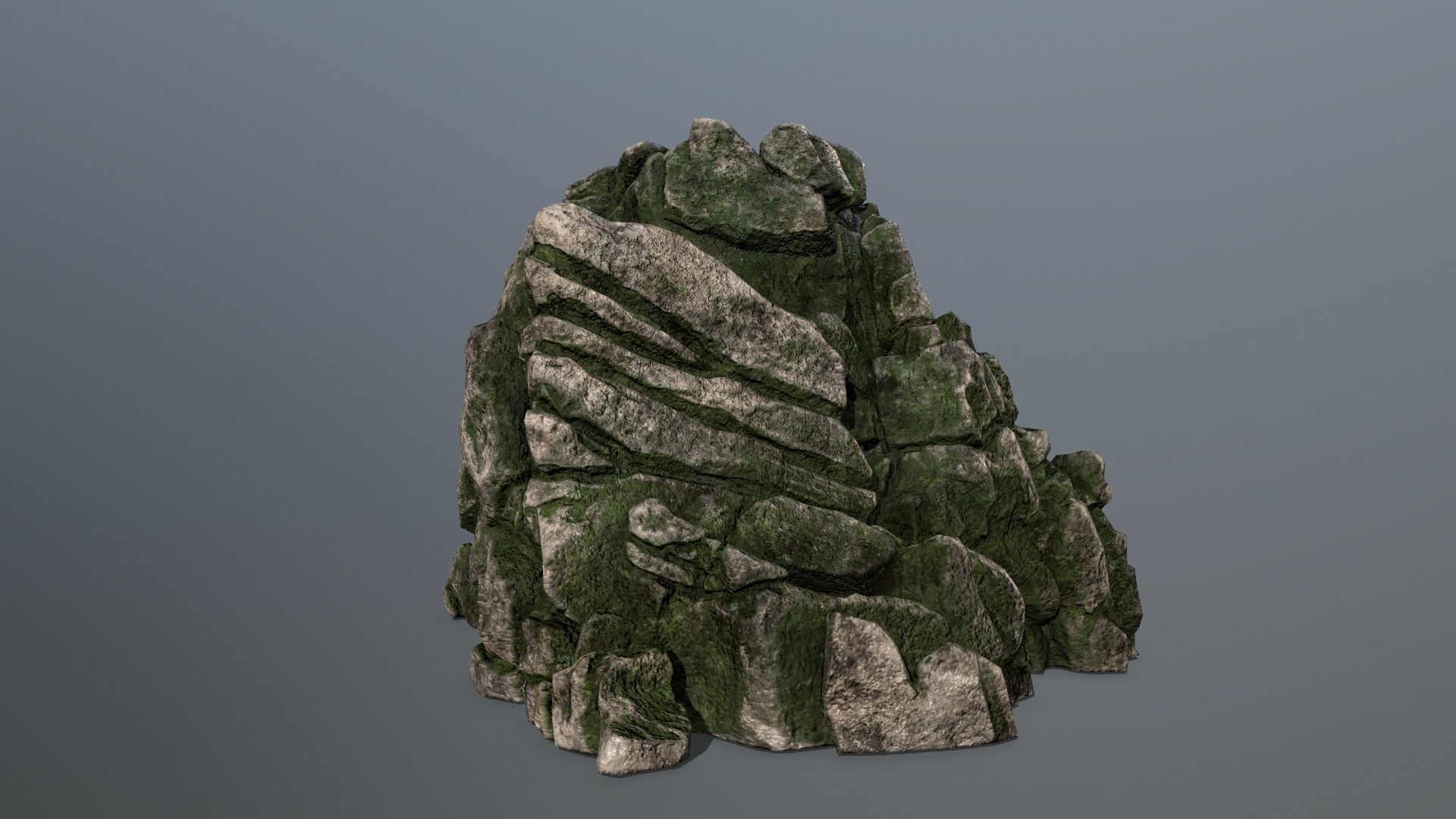 rocks rock Low-poly 3D model_23