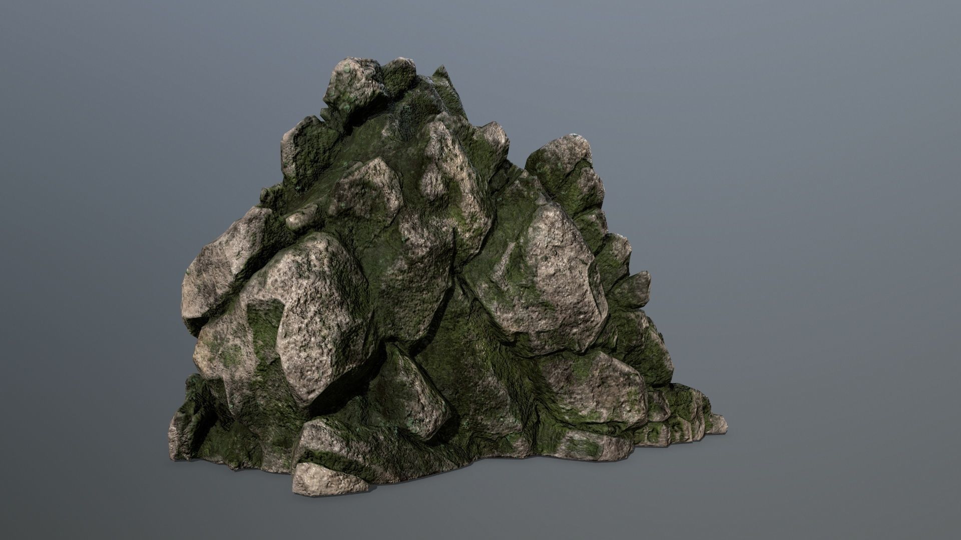 rocks rock Low-poly 3D model_22