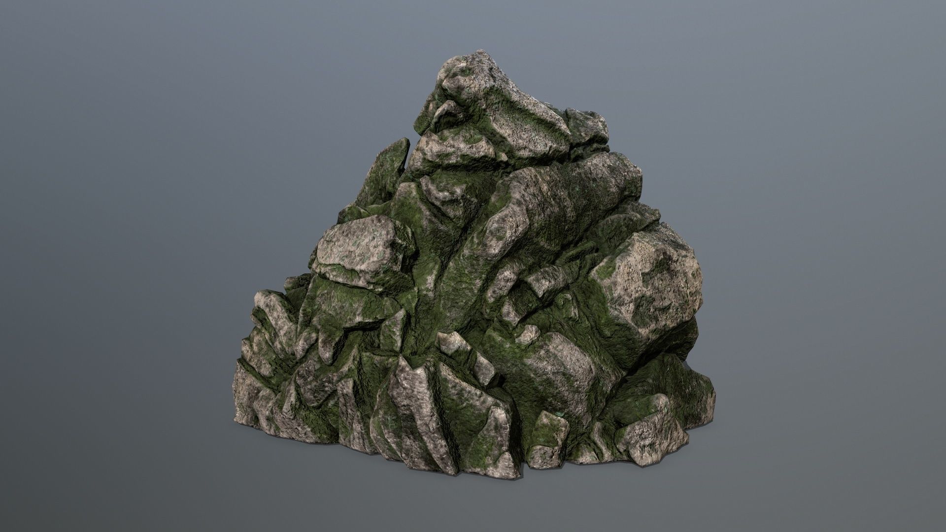 rocks rock Low-poly 3D model_25