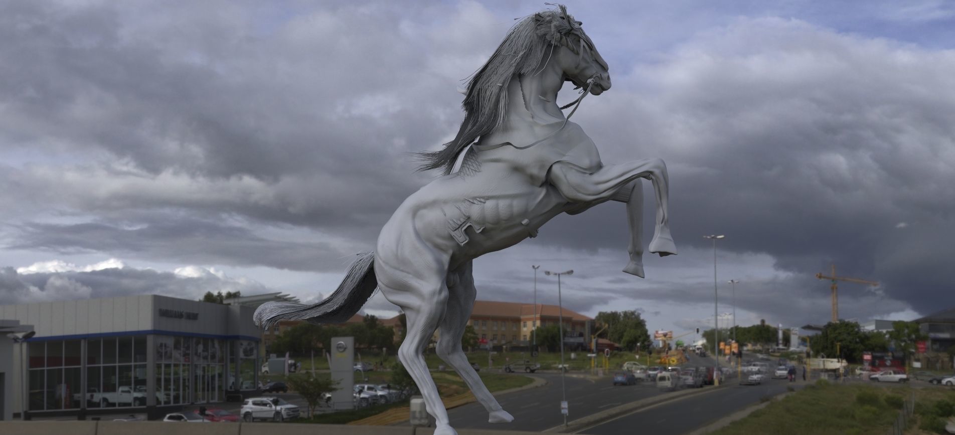 Ming dynasty General and horse 3D model_2