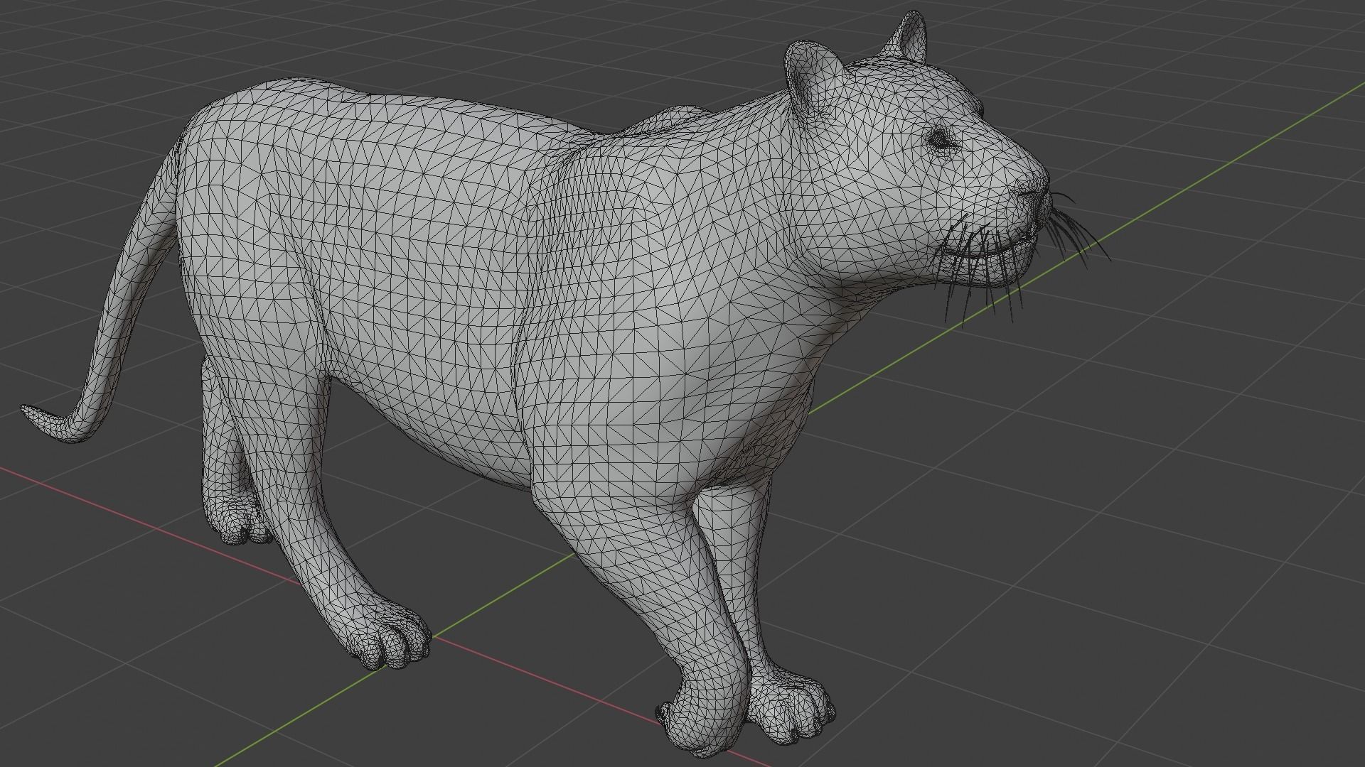 Tiger 3D model_5