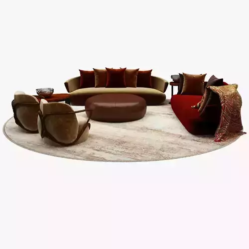 Living Room Set -Giorgetti  Scene 
