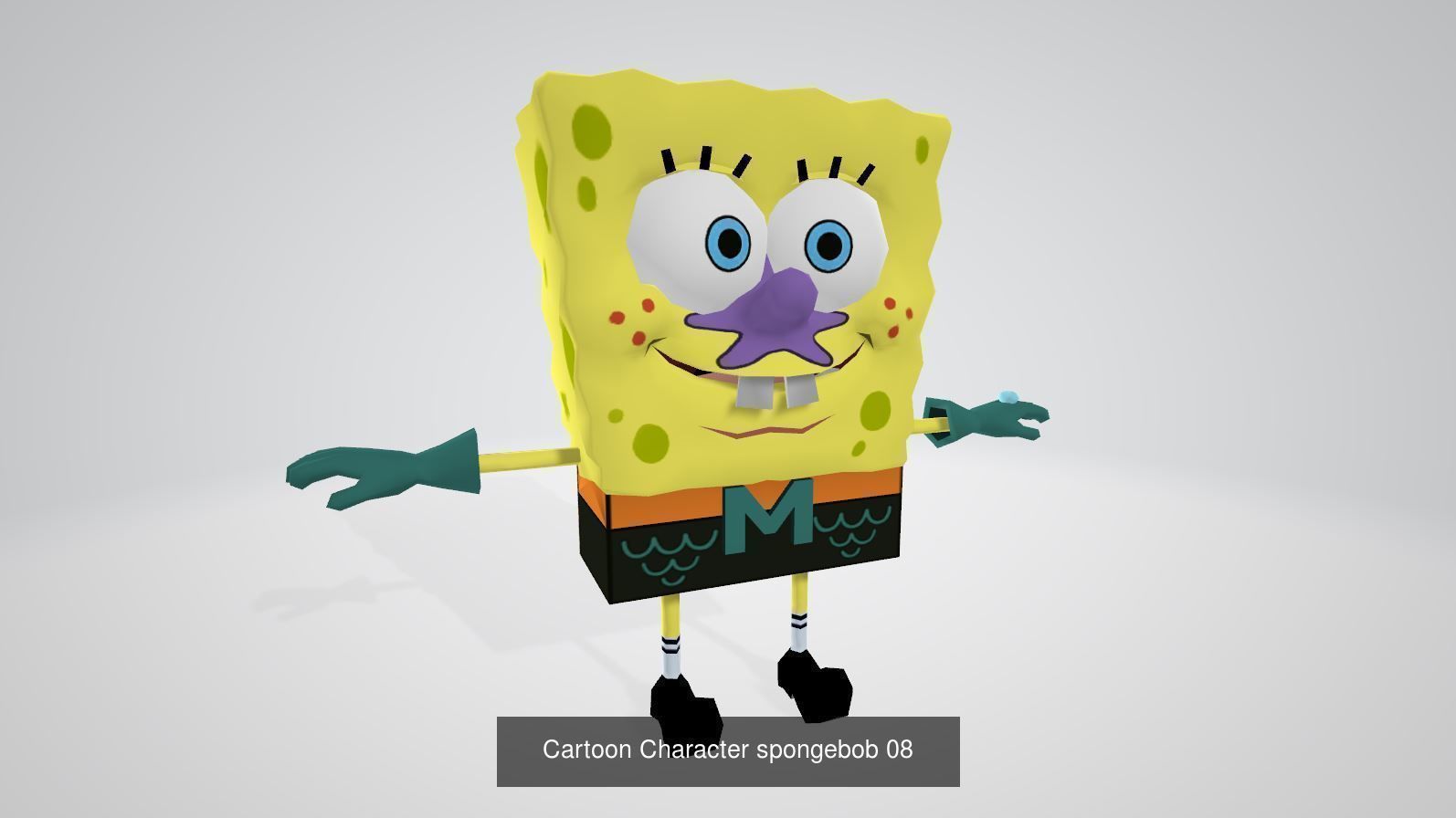 Collection Cartoon Character Lowpoly _14