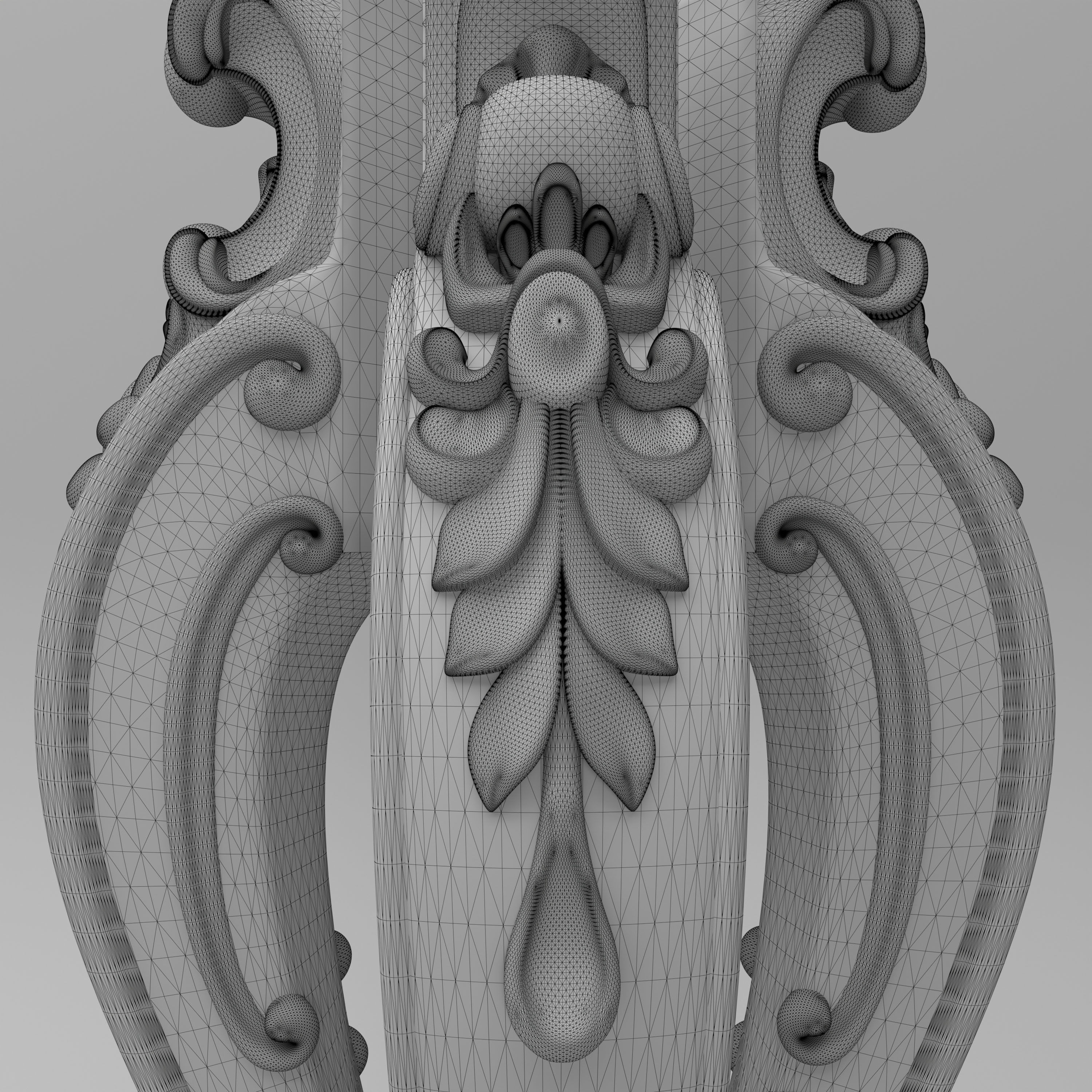 Carved Leg 3D model_10