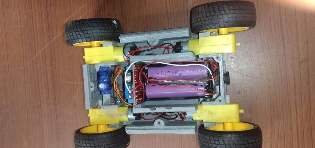 Arduino Obstacle Avoiding Robot Car  Free 3D print model_9