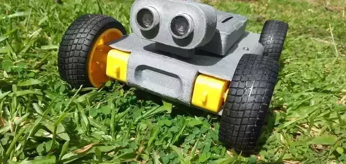Arduino Obstacle Avoiding Robot Car  Free 3D print model