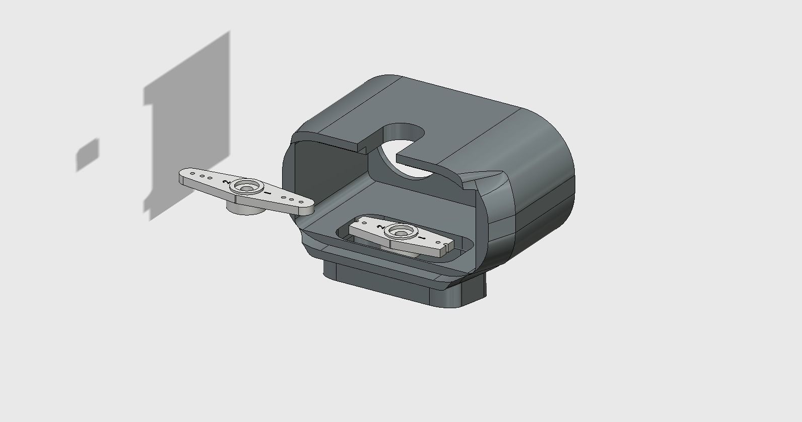 Arduino Obstacle Avoiding Robot Car  Free 3D print model_11