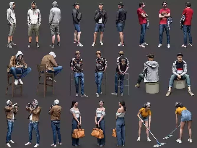 Stylized Characters Volume 5 3D Model Collection