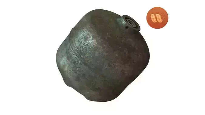 Old Gas Cylinder - Real-Time Scanned