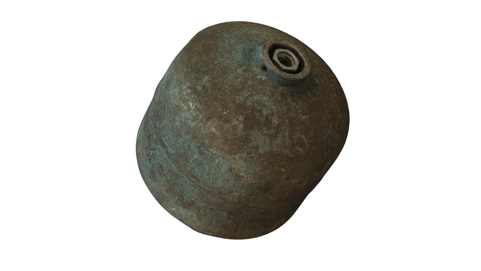 Old Gas Cylinder - Real-Time Scanned Low-poly 3D model_10