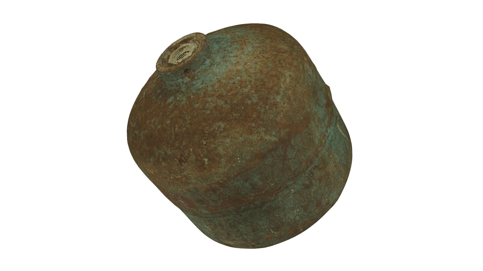 Old Gas Cylinder - Real-Time Scanned Low-poly 3D model_4