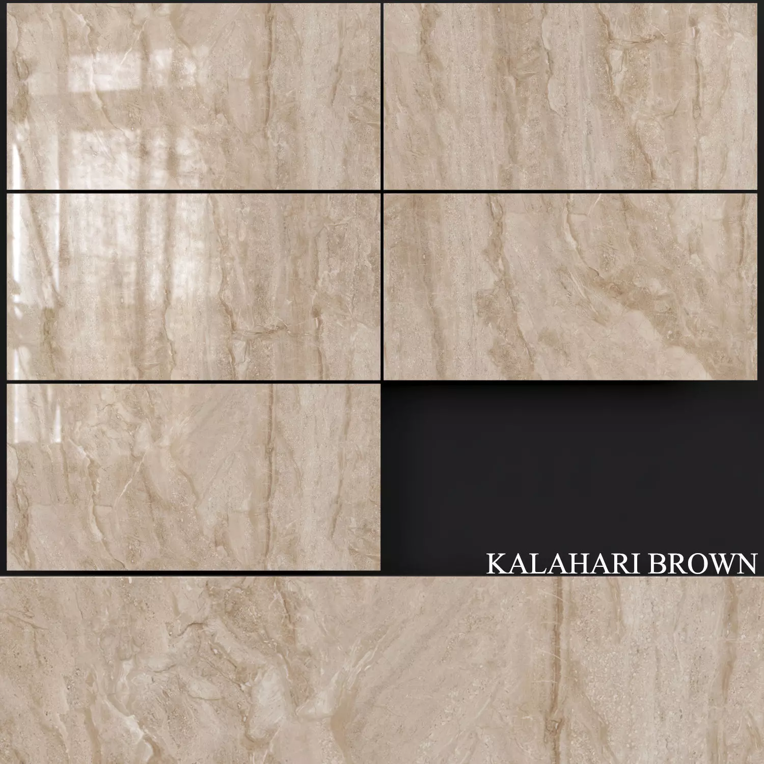 Decovita Kalahari Brown 600x1200 3D model_0