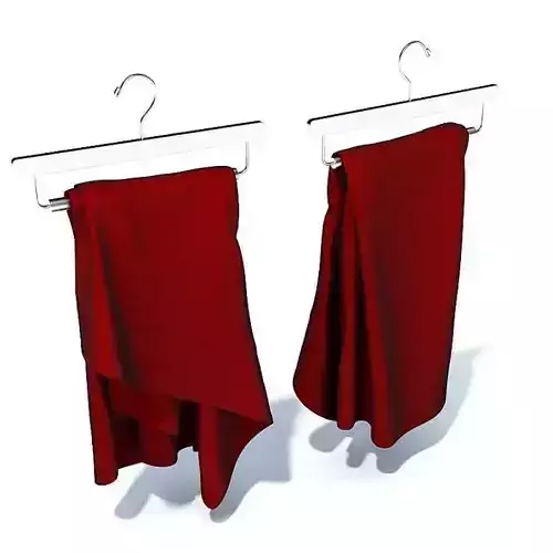 Fabric Hangs Burgundy