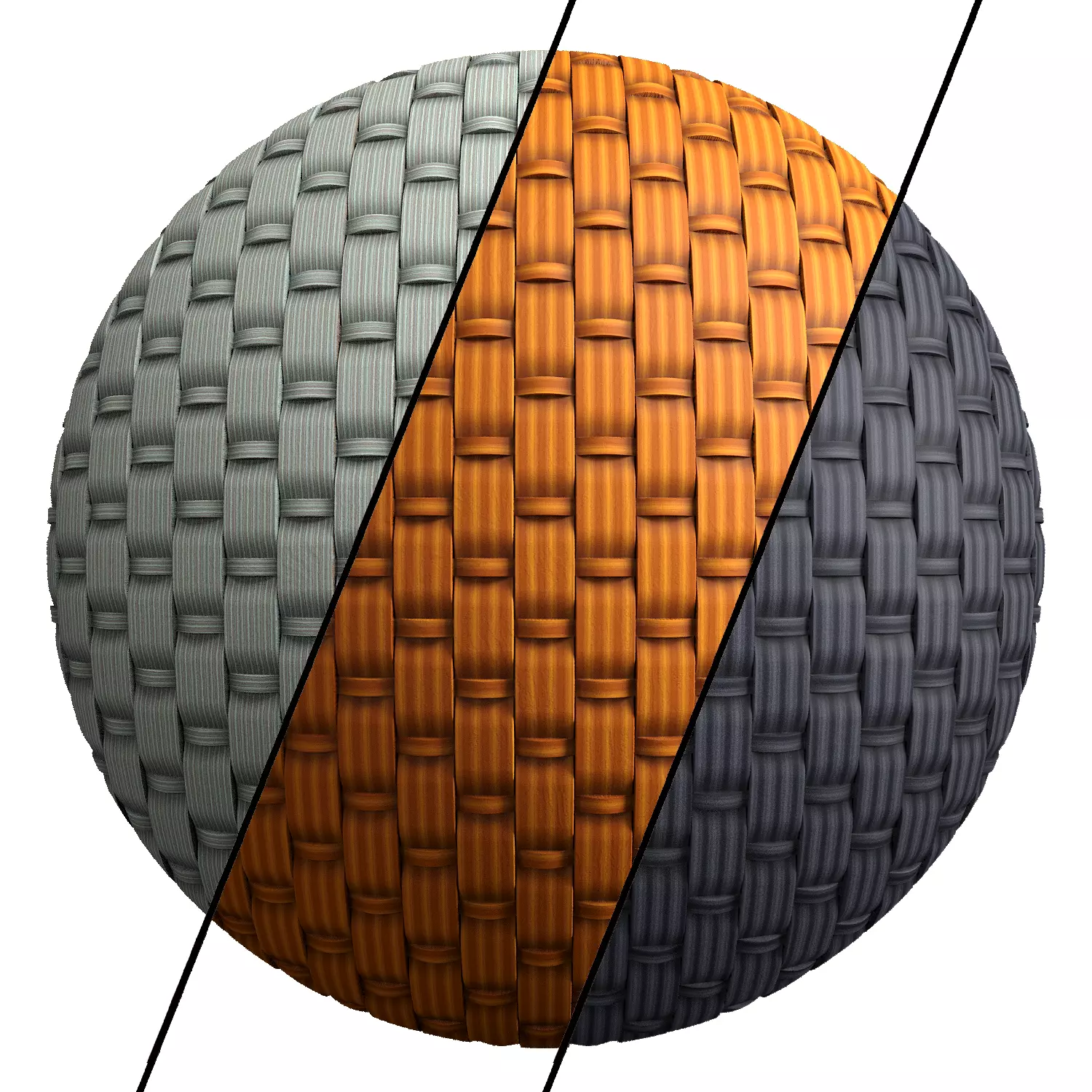 Wicker materials 11- PBR 4k by Sbsar Texture_0