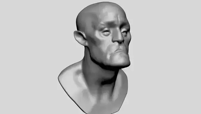 Stylized Head v3 3D model
