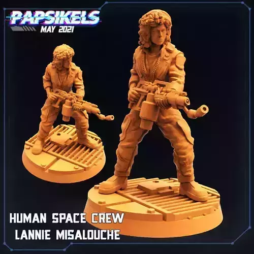 HUMAN SPACE CREW LANNIE MISALOUCHE