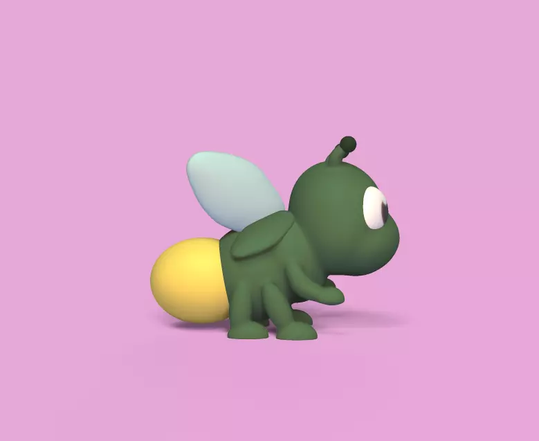 Cute Firefly 3D print model_0