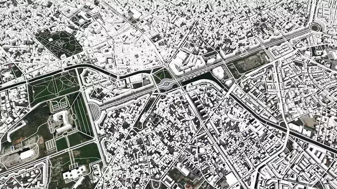 Cityscape Bucharest Romania