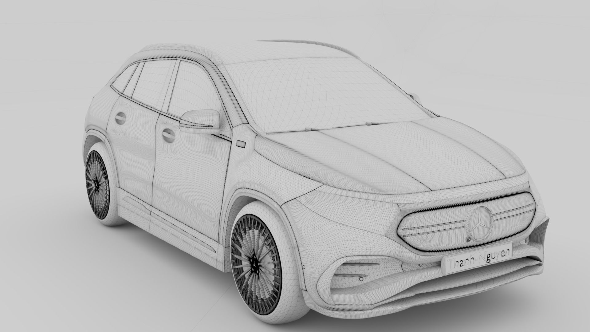 Mercedes-Benz EQA 2021 3D model_13