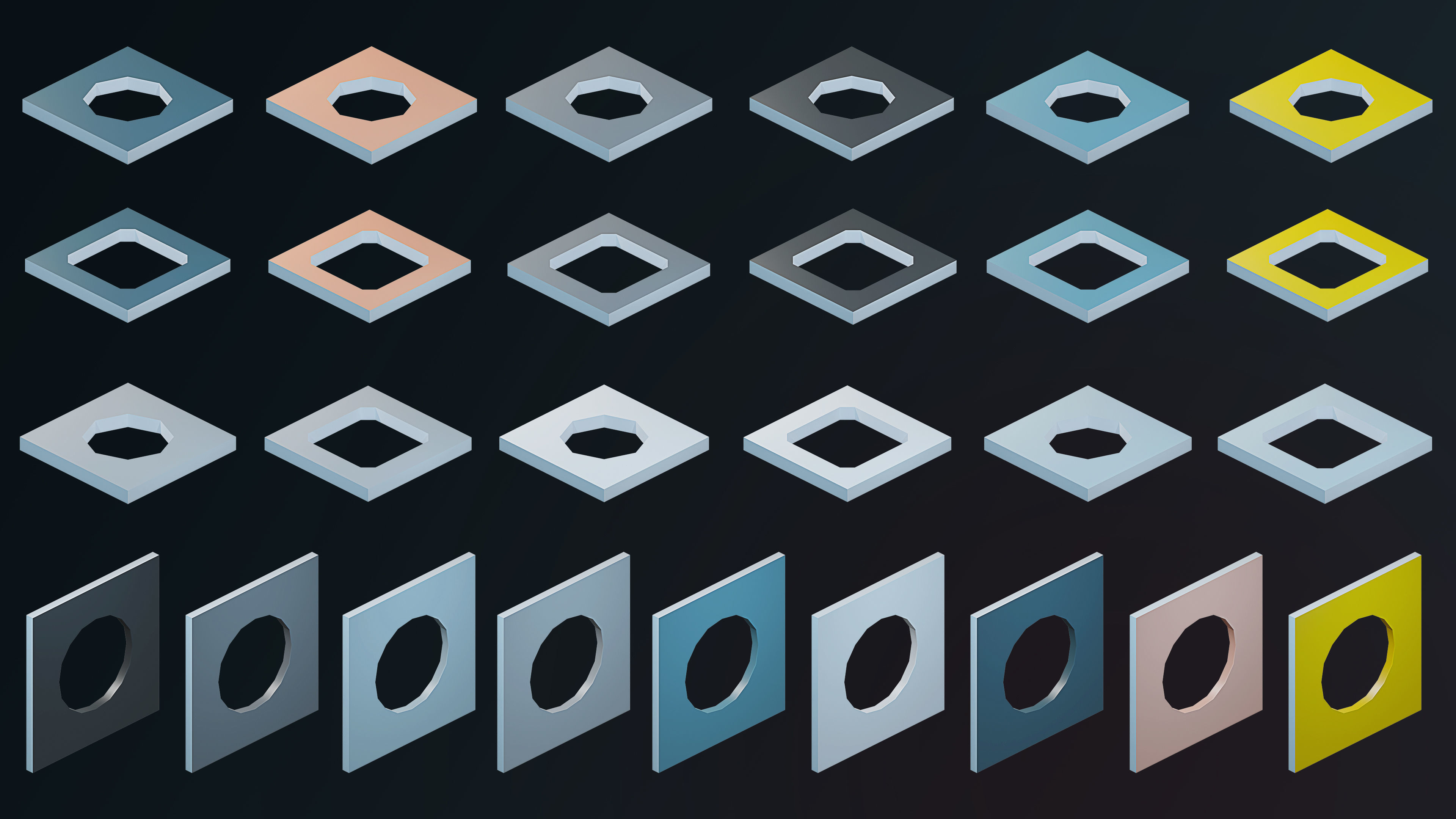 Sci-Fi Rooms Low-poly 3D model_27