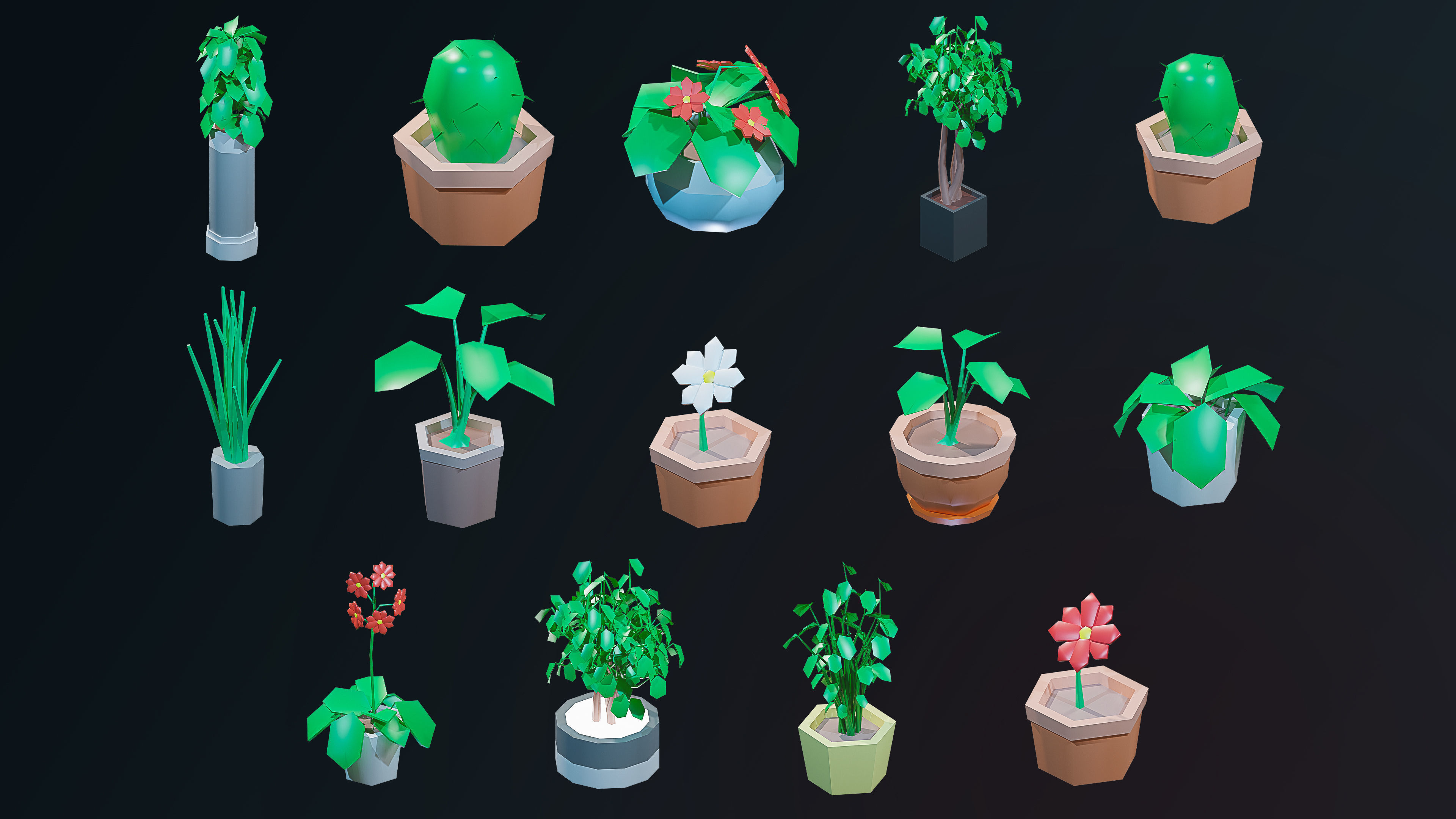 Sci-Fi Rooms Low-poly 3D model_39