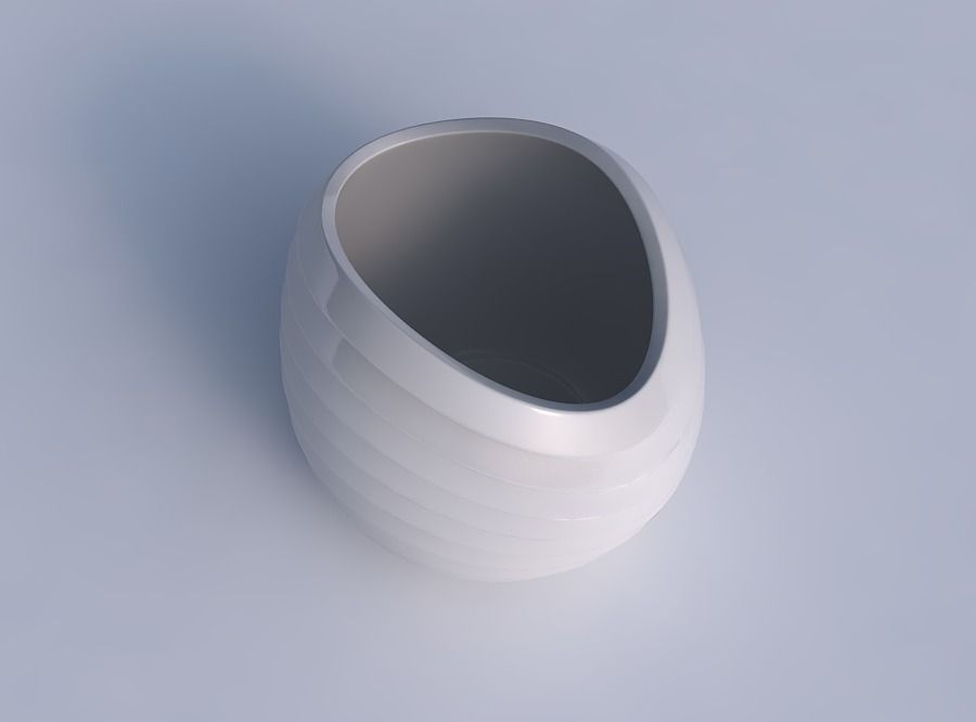 Bowl compressed 3 with horizontal inverted layers 3D print model_1