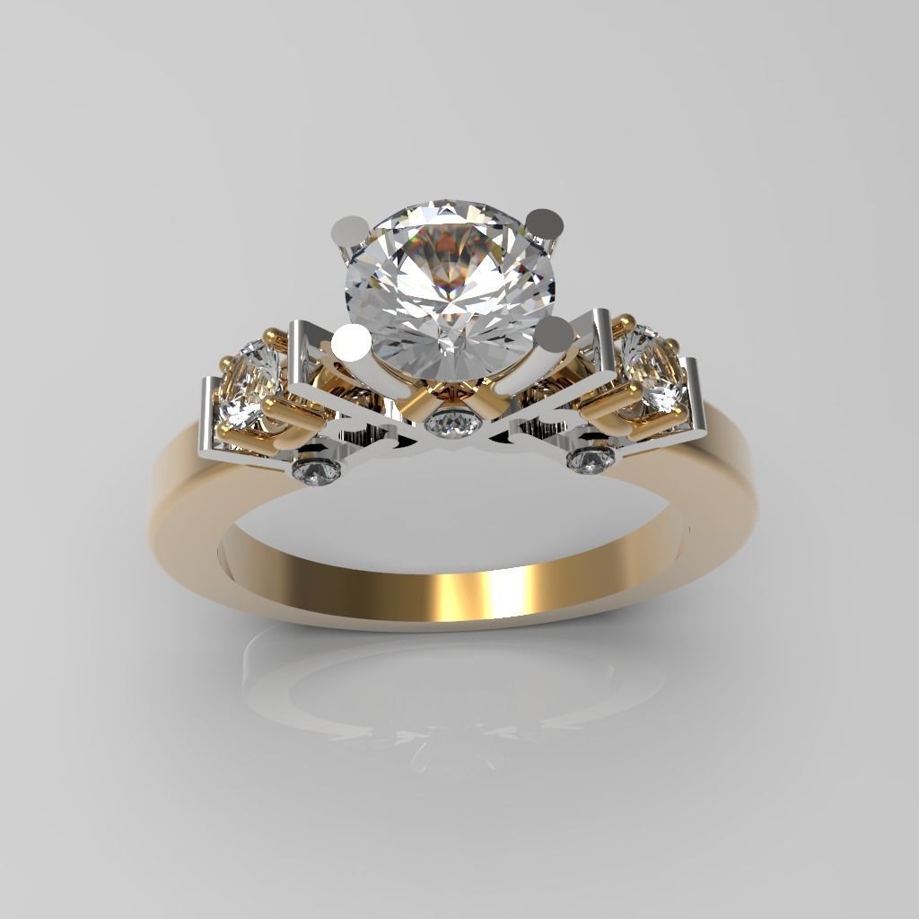 ring engagement 3D print model_6