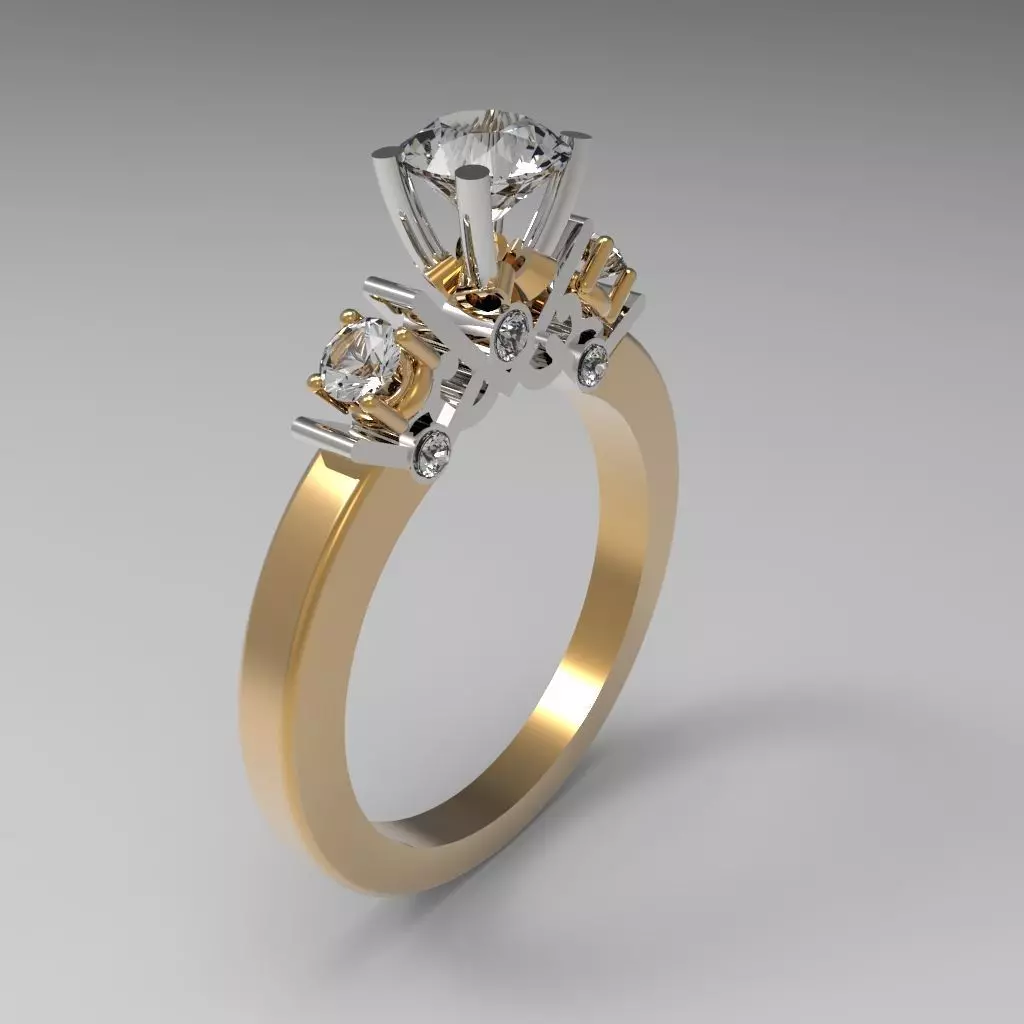 ring engagement 3D print model_0