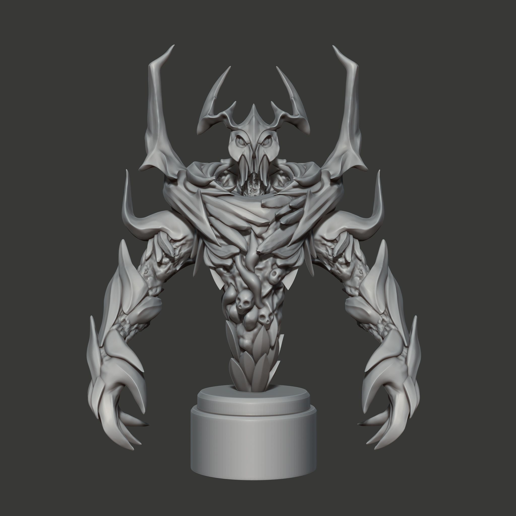 Dota 2 Shadow fiend  3D print model_1