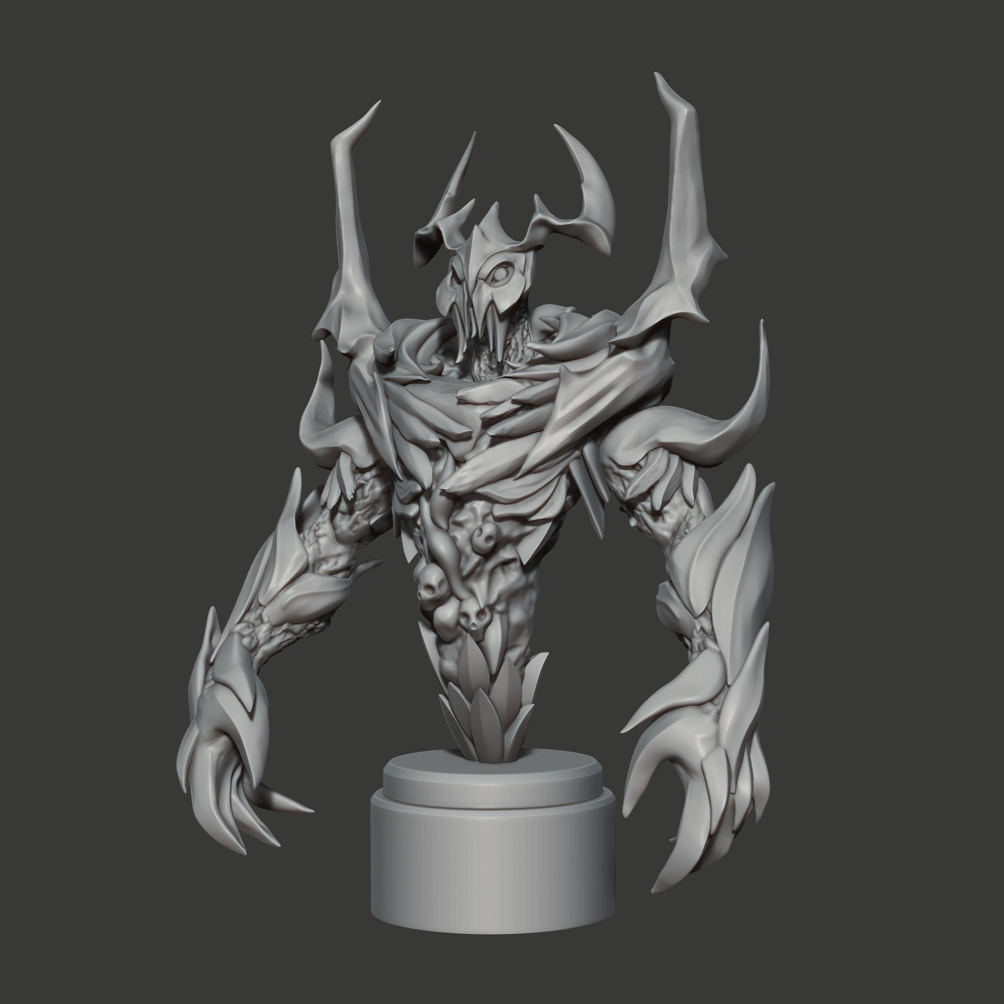 Dota 2 Shadow fiend  3D print model_2