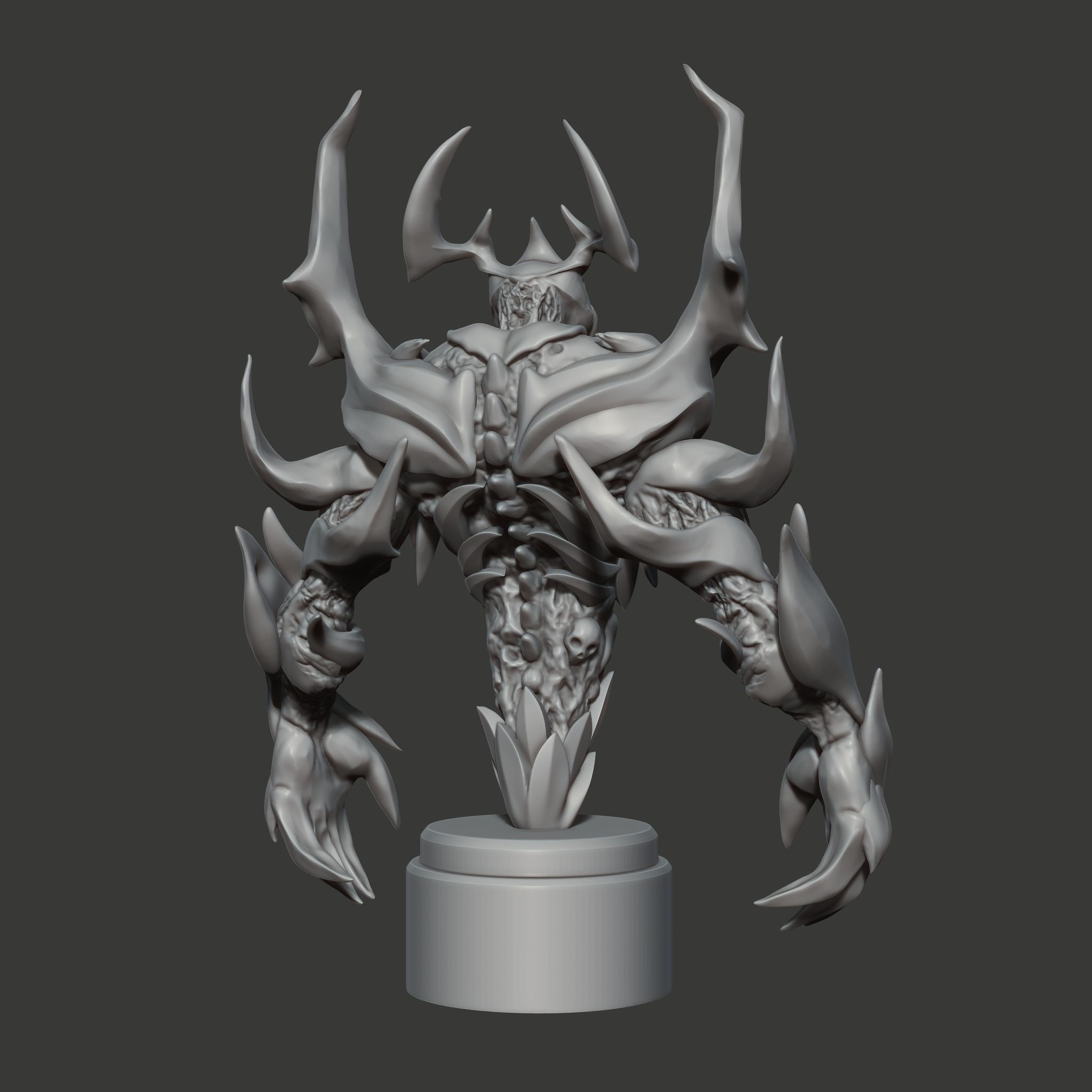 Dota 2 Shadow fiend  3D print model_3