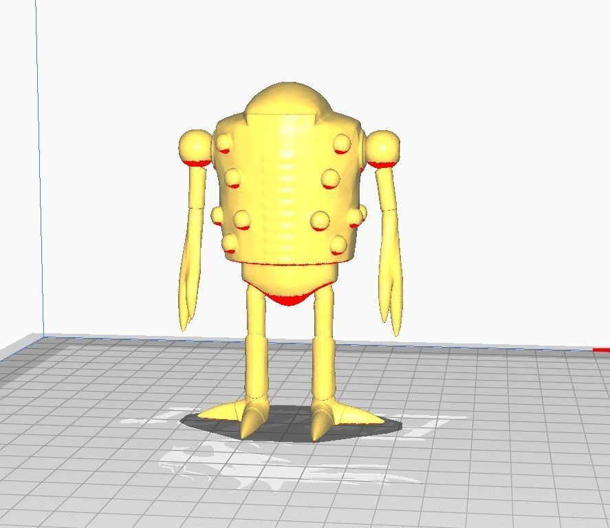 Ribet 3D Model robot 3D print model_1
