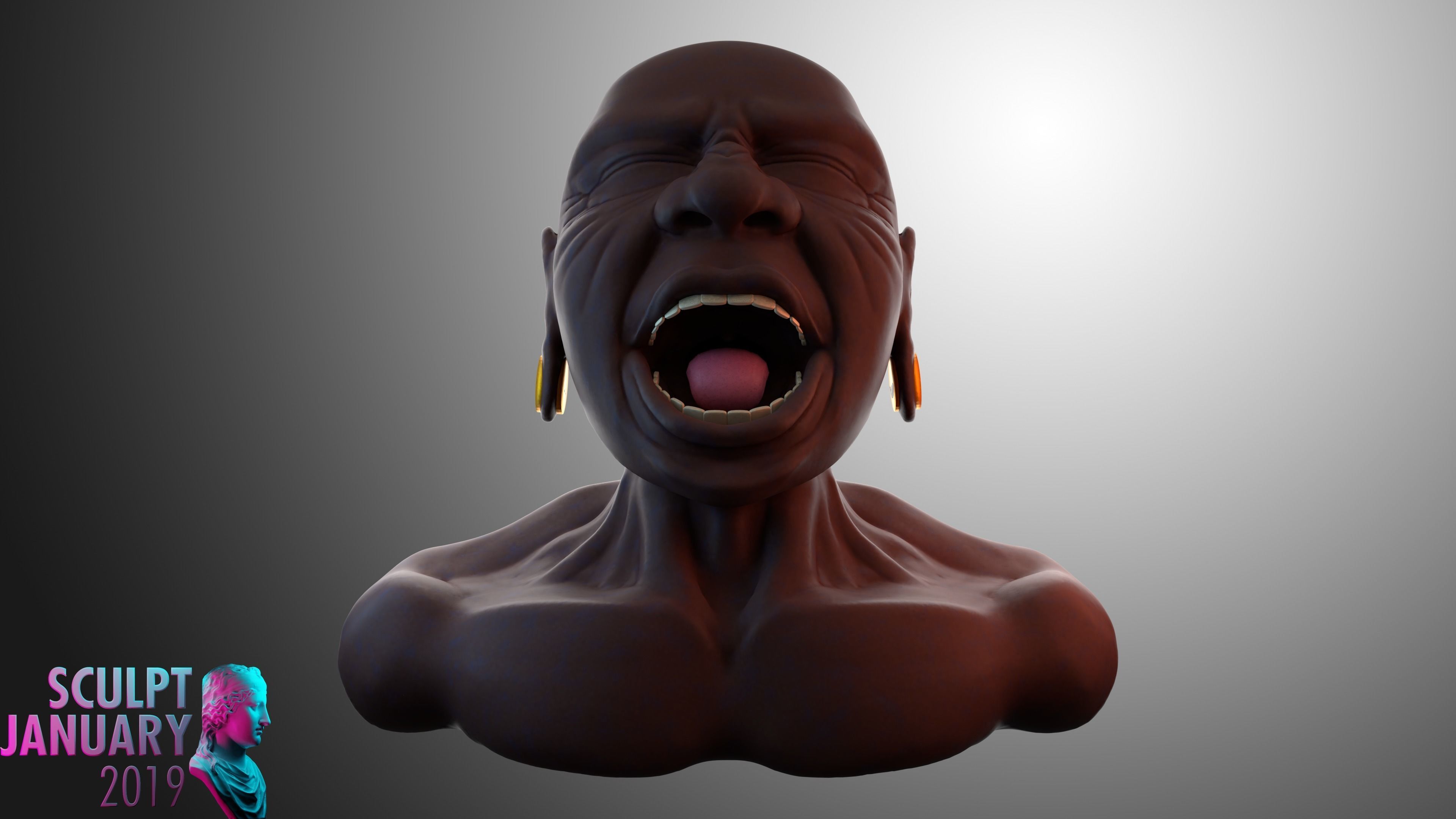 Face Expression 3D model_9
