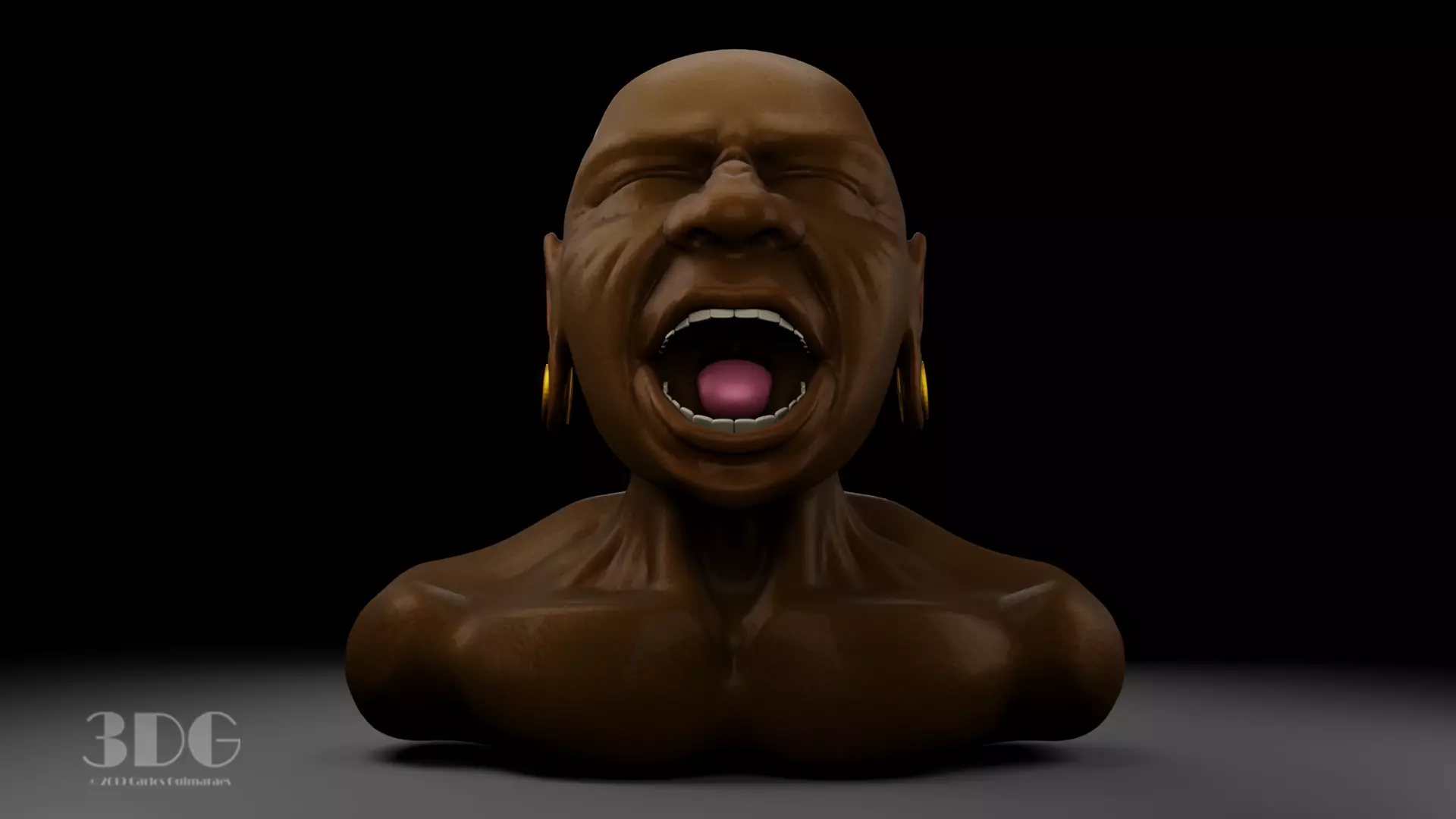 Face Expression 3D model_0
