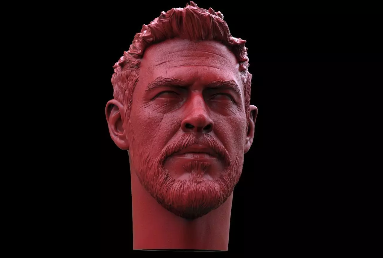 Thor- Chris Hemsworth Head 3D print model_0