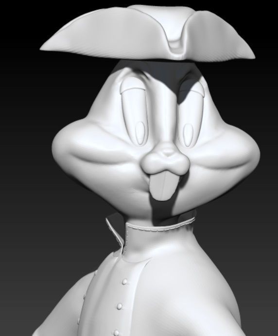 Officer Bugs Bunny Free 3D print model_10