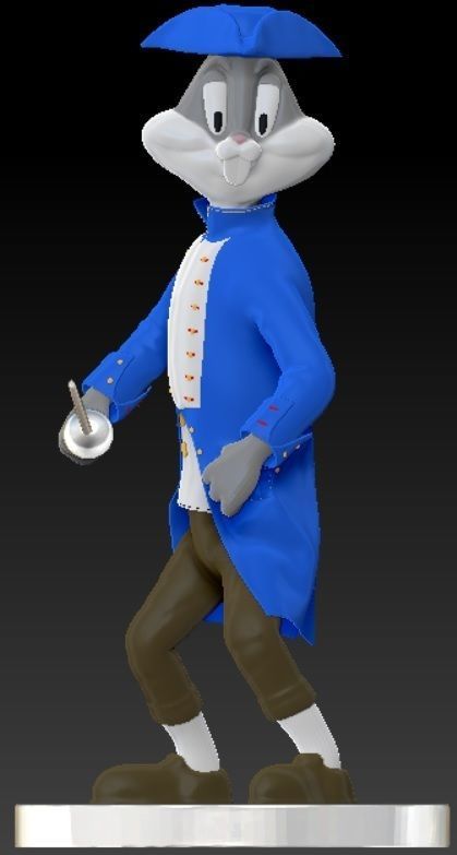 Officer Bugs Bunny Free 3D print model_1