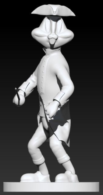 Officer Bugs Bunny Free 3D print model_8