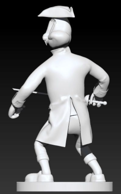 Officer Bugs Bunny Free 3D print model_7