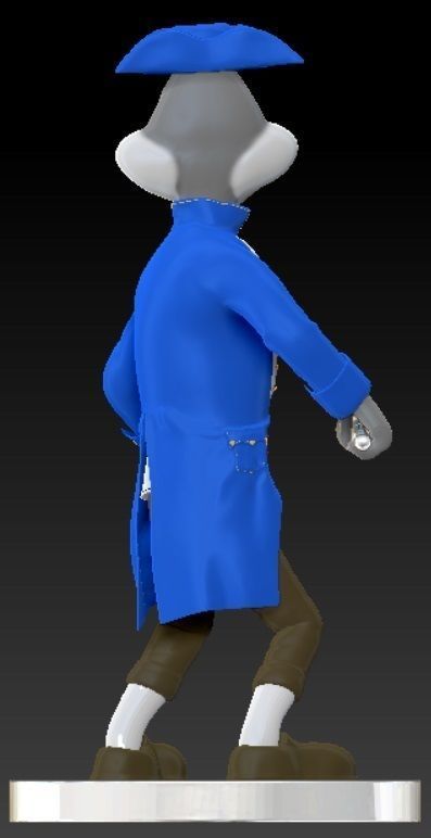 Officer Bugs Bunny Free 3D print model_5