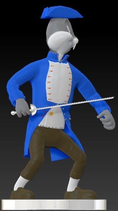 Officer Bugs Bunny Free 3D print model_3